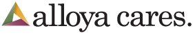 Alloya Cares logo