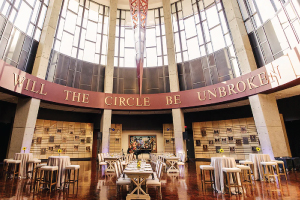 CMHF Rotunda Photo of the rotunda at the Country Music Hall of Fame in Nashville, TN.